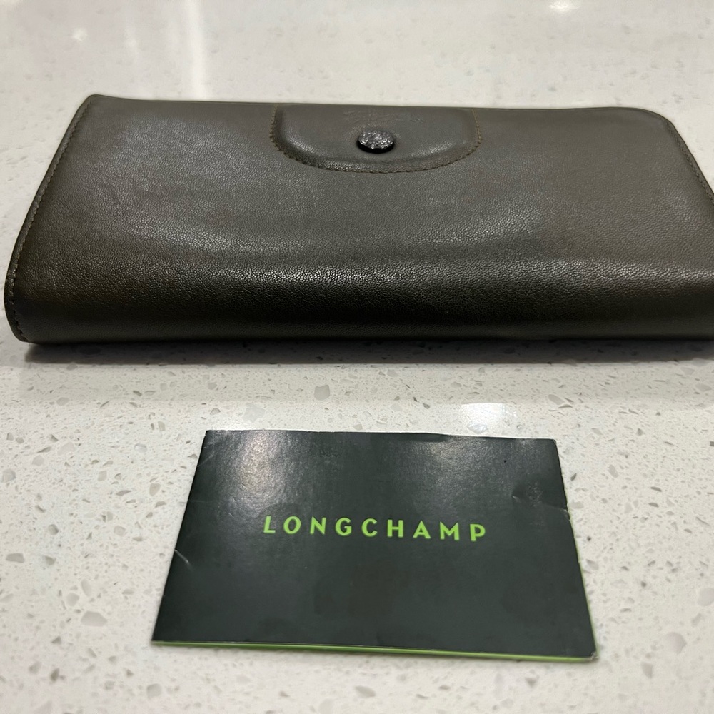 Longchamp Le Pliage Cuir Wallet